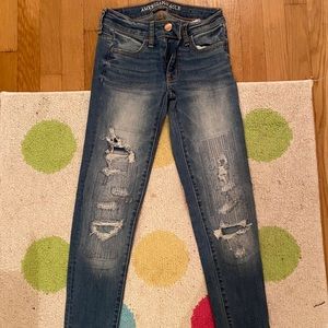 American eagle blue jeans
